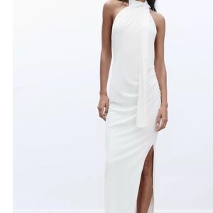 Zara Strapless White Dress